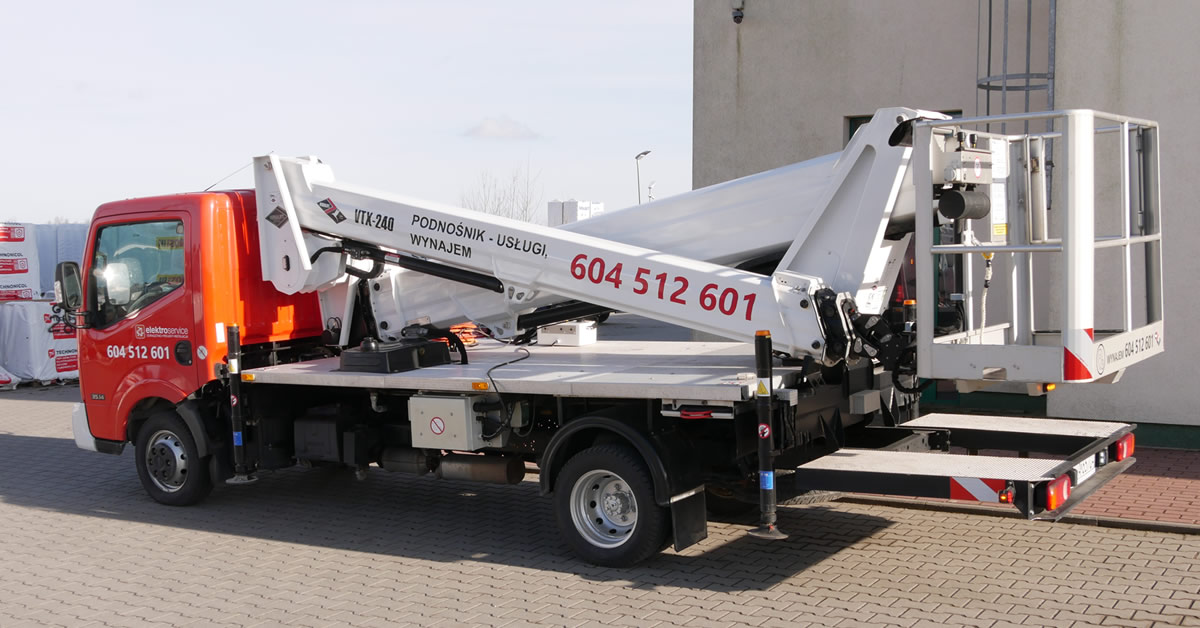 podnośnik koszowy - Trójmiasto