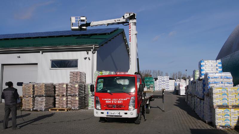 Usługi podnośnik koszowy