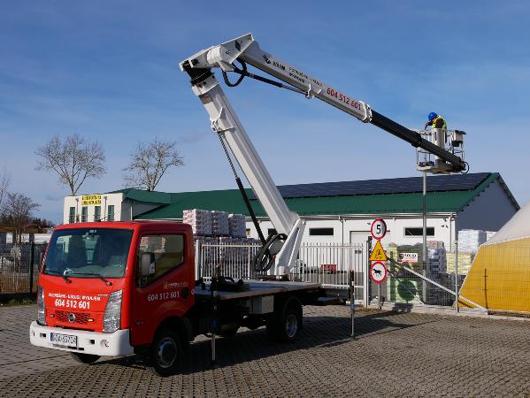 Podnośnik koszowy wynajem Gdańsk